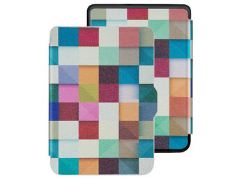 Lunso - Kobo Clara HD hoes (6 inch) - sleep cover - Blokken