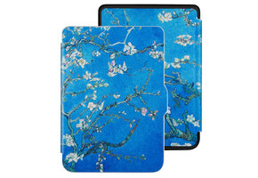 Lunso Kobo Clara HD hoes (6 inch) - sleep cover - Van Gogh Amandelbloesem