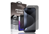 Lunso - iPhone 15 / 15 Pro - Privacy Glass - Screen protector