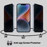 iPhone 15 Plus en iPhone 15 Pro Max Privacy Glass (Screen protector)