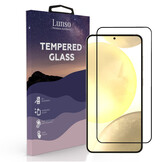 Samsung Galaxy S24 Gehard beschermglas met Zwarte Rand (Screenprotector)