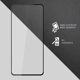 Samsung Galaxy S24 Gehard beschermglas met Zwarte Rand (Screenprotector)