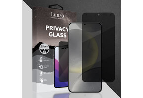 Lunso Samsung Galaxy S24 Plus Screenprotector - Privacy Glass