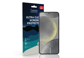 Lunso Samsung Galaxy S24 Plus Duo Pack (2 stuks) Beschermfolie - Full Cover Screenprotector