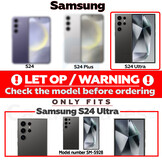 Samsung Galaxy S24 Ultra Duo Pack (2 stuks) Beschermfolie Full Covered Screenprotector inclusief bevestiging tool