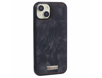 Caseme iPhone 15 hoesje - Backcover - Zwart