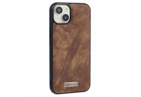 Caseme iPhone 14 hoesje - Backcover - Bruin