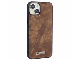 Caseme iPhone 14 hoesje - Backcover - Bruin