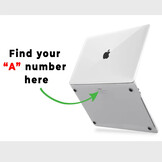 MacBook cover hoes case - Vanilla Swirl