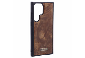 Caseme Samsung Galaxy S23 Ultra hoesje - Backcover - Bruin