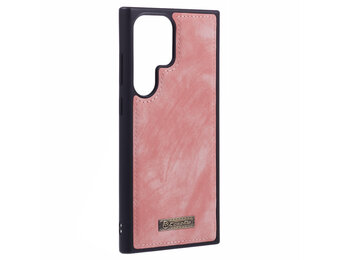 Caseme Samsung Galaxy S23 Ultra hoesje - Backcover - Lichtroze