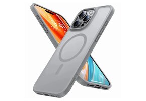 Torras iPhone 16 Pro Max hoesje – slanke bescherming met MagSafe ondersteuning - Titaangrijs