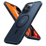 Torras iPhone 16 Pro  hoesje – slanke, duurzame backcover met volledige MagSafe ondersteuning en schokbestendige bescherming - Zwart