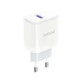 Stekker met USB aansluiting (5V) + USB naar Lightning (2.4A) iPhone en iPad oplader en datakabel van 1 Meter - Wit