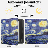 Kobo Libra Colour hoes (7 inch) Sleepcover - Van Gogh Sterrennacht - Model N428
