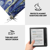 Kobo Libra Colour hoes (7 inch) Sleepcover - Van Gogh Sterrennacht - Model N428