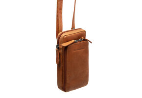 The Chesterfield Brand Valdes - Leren telefoontasje - Cognac