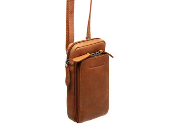 The Chesterfield Brand Valdes - Leren telefoontasje - Cognac