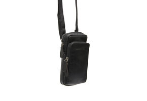 The Chesterfield Brand Valdes - Leren telefoontasje - Zwart
