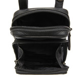 The Chesterfield Brand Valdes leren telefoontasje - Zwart