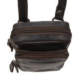 The Chesterfield Brand Valdes leren telefoontasje - Bruin