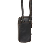 The Chesterfield Brand Valdes leren telefoontasje - Bruin