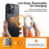 Torras Magsafe houder - Standaard - Magsafe accessoires - Zilver