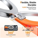 Torras Magsafe houder - Standaard - Magsafe accessoires - Zilver