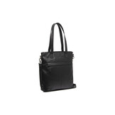 The Chesterfield Brand Nunavik leren shopper - Zwart