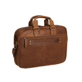 The Chesterfield Brand Seth leren laptoptas - Cognac