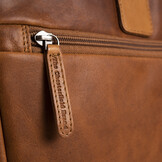 The Chesterfield Brand Seth leren laptoptas - Cognac