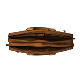 The Chesterfield Brand Seth leren laptoptas - Cognac