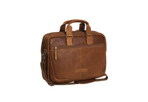 The Chesterfield Brand Seth - Leren Laptoptas - Cognac