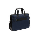 The Chesterfield Brand Narvik leren laptoptas - Navy Blauw