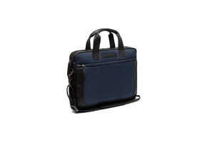 The Chesterfield Brand Narvik - Leren Laptoptas - Navy Blauw