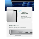 Dux Ducis MacBook Air 13 inch (2022-2025) Glazen Screenprotector Privacy - Zwart - Model A2681 / A3113 / A3240