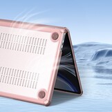 MacBook Air 13 inch M1 (2018-2020) Armor cover hoes - Roze - Model A1932/A2179/A2337