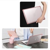 MacBook Air 13 inch M1 (2018-2020) Armor cover hoes - Roze - Model A1932/A2179/A2337