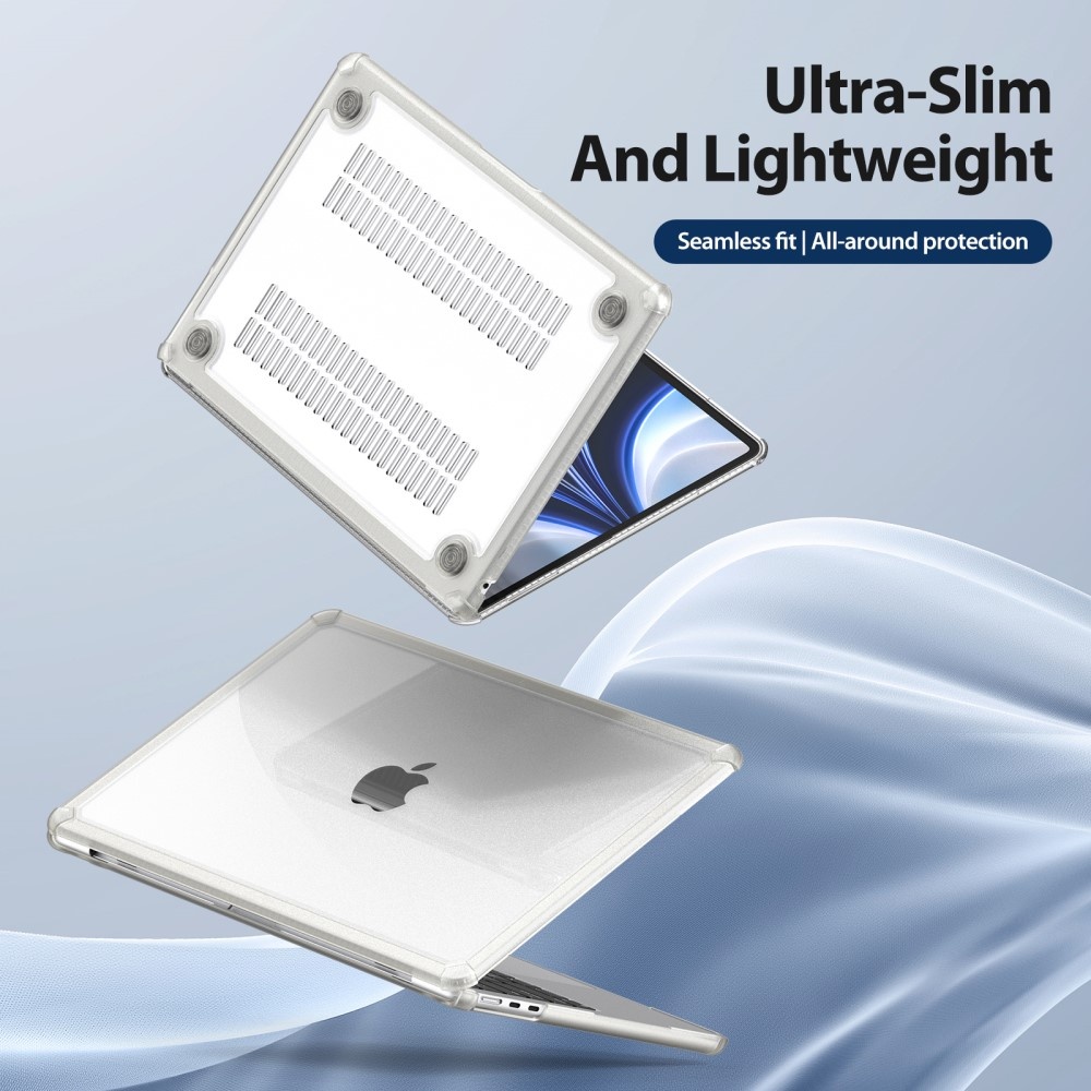 MacBook Air 13 inch (2018-2020) Armor cover hoes - Transparant - Model A1932/A2179/A2337