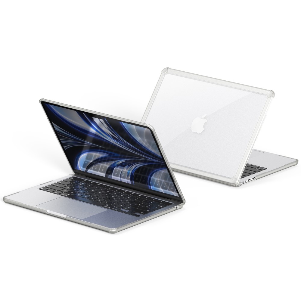 MacBook Pro 13 inch (2016-2022) Armor cover hoes - Transparant - Model A1706 / A1708 / A1989 / A2159 / A2251 / A2289 / A2338 / A2682
