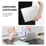MacBook Pro 13 inch (2016-2022) Armor cover hoes - Transparant - Model A1706 / A1708 / A1989 / A2159 / A2251 / A2289 / A2338 / A2682