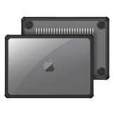 MacBook Air 13 inch (2022-2025) Armor cover hoes - Zwart - Model A2681 / A3113 / A3240