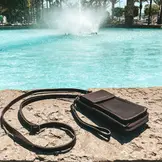 The Chesterfield Brand Malaga leren telefoontasje - Bruin