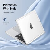 MacBook Air 13 inch (2022-2025) Armor cover hoes - Transparant - Model A2681/A3113/A3240