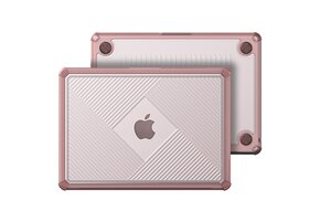 Dux Ducis MacBook Air 15 inch (2023-2025) Armor Pattern cover hoes - case - Roze