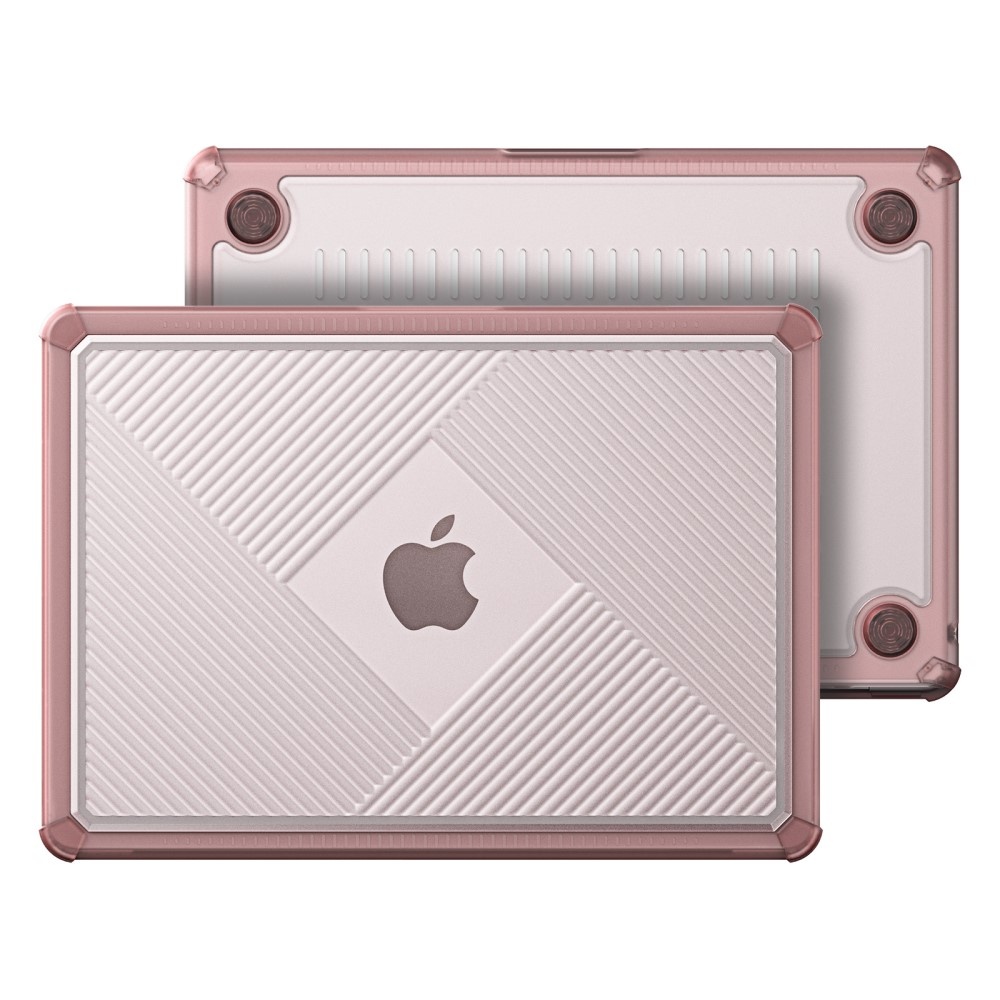 Dux Ducis MacBook Air 15 inch M2/M3 (2023-2024) Armor Pattern cover hoes - case - Roze