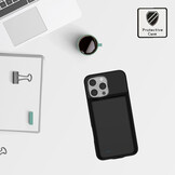 iPhone 16 Pro Max Powerbank hoesje 7000 mAh hoes - Zwart