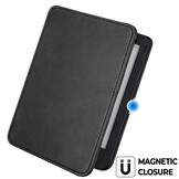 Kobo Clara HD hoes (6 inch) Leren sleepcover - Zwart - Model N249