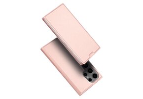 Dux Ducis Samsung Galaxy S25 Ultra - Slim bookcase hoesje - Lichtroze
