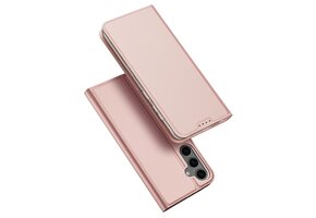 Dux Ducis Samsung Galaxy S25  - Slim bookcase hoesje - Lichtroze